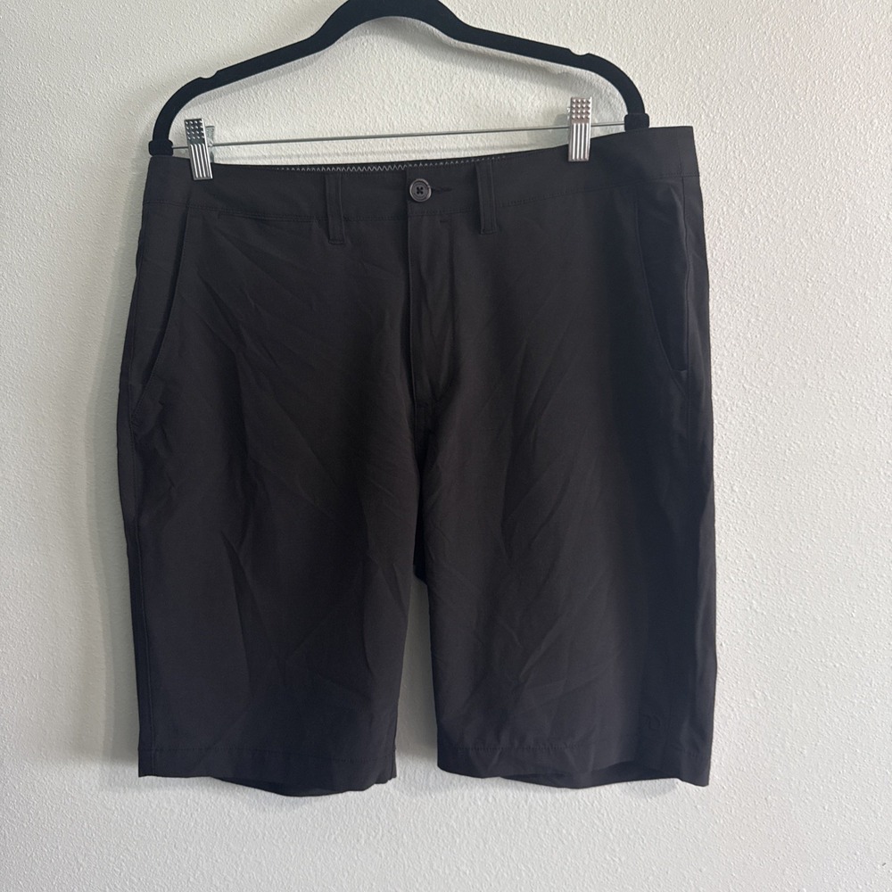 7 Diamonds Shorts Mens 34 Black  Momentum Performance Lightweight Active 7D Golf